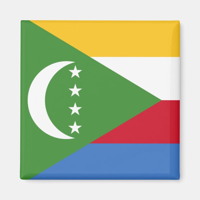 Comoros-Flagge KM Magnet (Vorne)