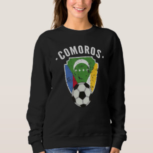Comoros Fußball Komoren Flaggenfußball Comoros - C Sweatshirt