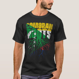Comoros Roots Comoros Heritage Flag T-Shirt