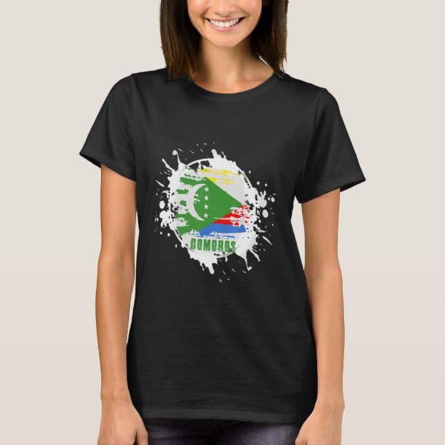 Comoros Splash T-Shirt (Vorderseite)