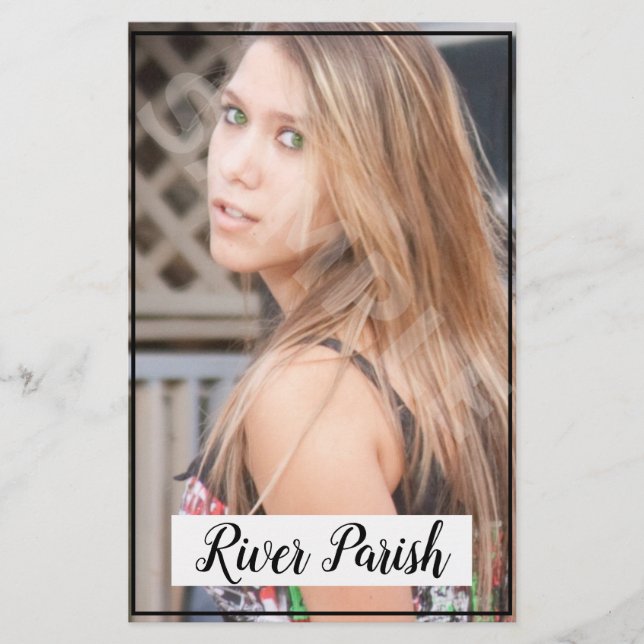 Comp Cards - Modell-Headshot-Vorlage Flyer (Vorne)