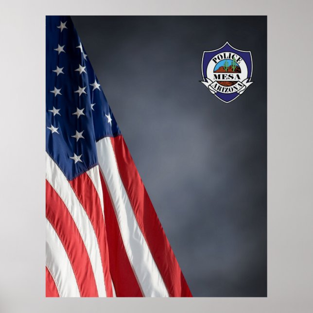 COMPACCE POLICE FOTO BACKDROP Agency Patch Poster (Vorne)