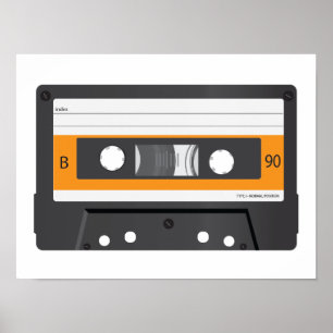Compact-Cassette Poster. Poster