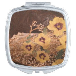 Compact MirrorFlowers-Design Taschenspiegel