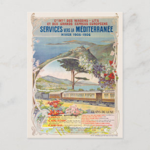Compagnie Internationale des Wagons-lits Vintage P Postkarte