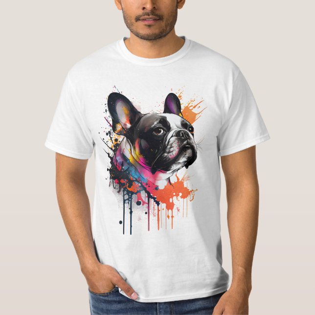 compañero fiel: Un Bulldog francés T-Shirt (Vorderseite)