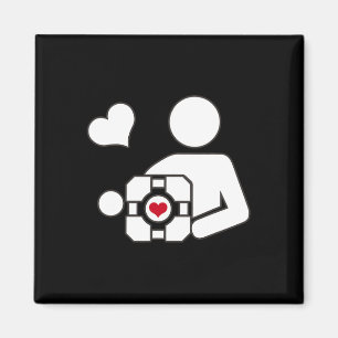 Companion Cube Gaming Portal Nerd Funny Gamer 1 Magnet