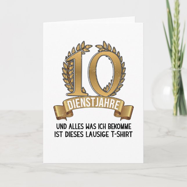 Company Anniversary 25 Years Of Employees Company Karte (Vorderseite)