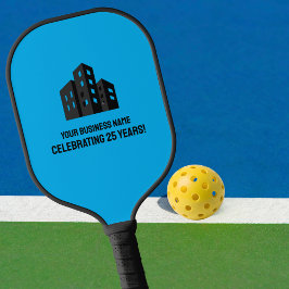 Company Business Logo Celebrating # Years Custom Pickleball Schläger