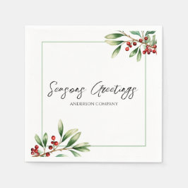 Company Holiday Party  Serviette