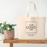 Company Logo Business Employee Client Staff Custom Jumbo Stoffbeutel<br><div class="desc">Introducing our Custom Large Tote Bag, the perfect solution for businesses looking to promote their brand and provide a practical and stylish accessory to employees, clients, and staff. These tote bags offer a range of key attributes, making them an ideal choice for business tote bags, trade show giveaways, and promotional...</div>