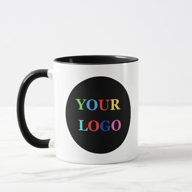 Company Logo Personalized Business Coffee Tasse (Links)