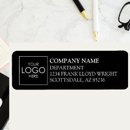 Company Logo Simple Custom Business Return Address