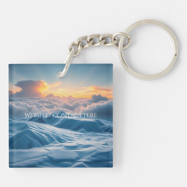 Company or personal  keychain schlüsselanhänger (Rückseite)