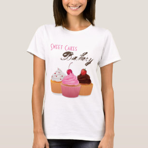 Company T - Shirt Cup Kuchen Bäckerei Süßigkeiten 