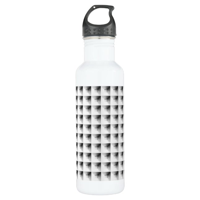 Compartment Design in Grey. Trinkflasche (Vorderseite)