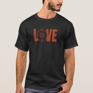Compass Adventure Liebe Graphic Live Outdoor T-Shirt