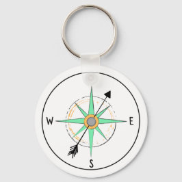 Compass Art Schlüsselanhänger
