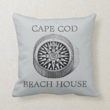 Compass Cape Cod Beach House Kissen