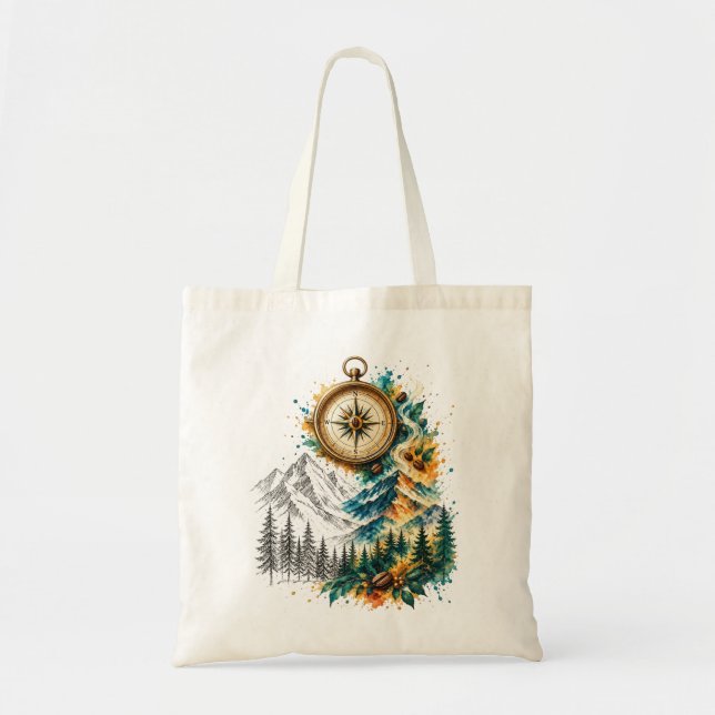 Compass Coffee Mountain Adventure-Tasche Tragetasche (Vorne)