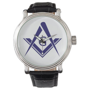 Compass-Freemason-Zunft Mason-Organisationszeichen Armbanduhr
