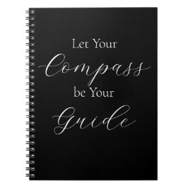 'Compass Lass Your Guide' - Weiß Notizblock