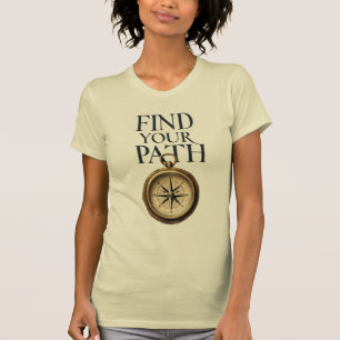 "Compass & Map T - Shirt suchen"