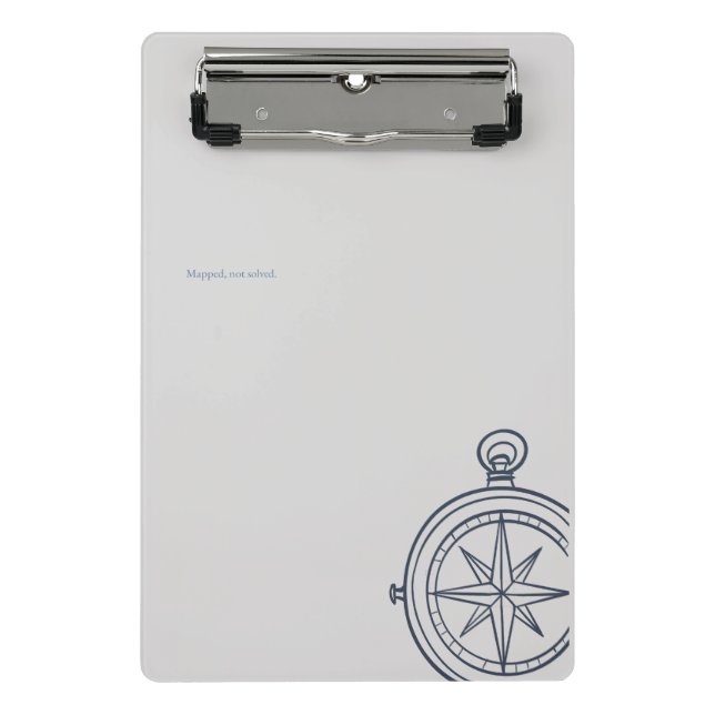 Compass-Midnight Cartographer- Clipboard Mini Klemmbrett (Vorderseite)
