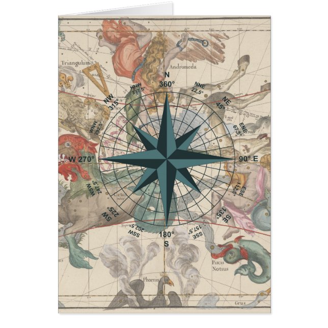 Compass on an Ancient Map (Vorne)
