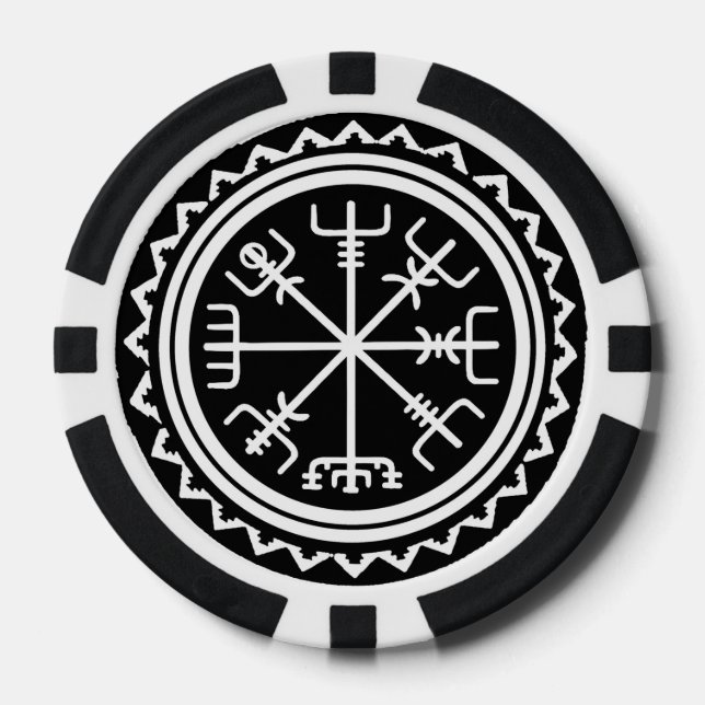 Compass Poker Chips für Ihren Weg (Vorderseite)