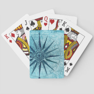 Compass Rose Playing Cards aus dem 17. Jahrhundert Spielkarten