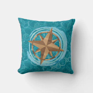 Compass Rose Voyager Pillow Kissen
