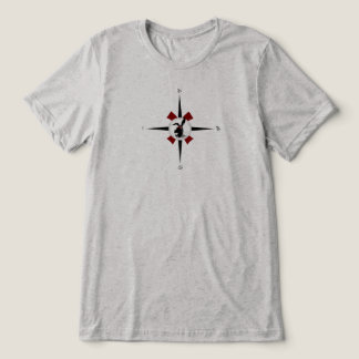 Compass rose with X marks the spot T-Shirt Tri-Blend Shirt