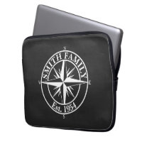 Compass Star Monogramm personalisierbares Emblem