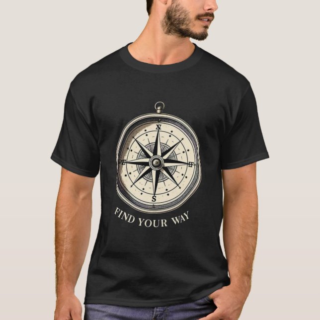 Compass-T - Shirt finden (Vorderseite)