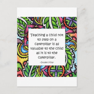 Compassion is taught postkarte