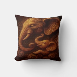 Compassionate Elephants Kissen