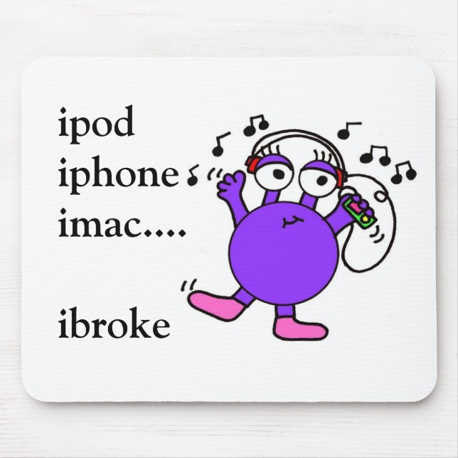 Comphy Critterz imac Mausunterlage Mousepad (Vorne)