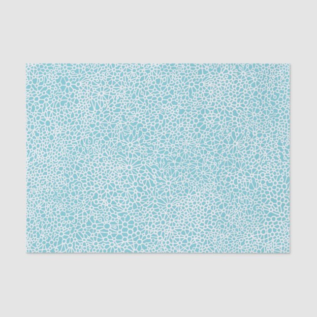 Complex Network - White on Robin Egal White Seidenpapier (Vorderseite)