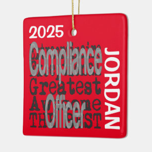 Compliance Officer Extraordinaire BENUTZERDEFINIER Keramikornament