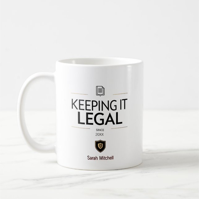 Compliance Officer Personalized Kaffeetasse (Links)