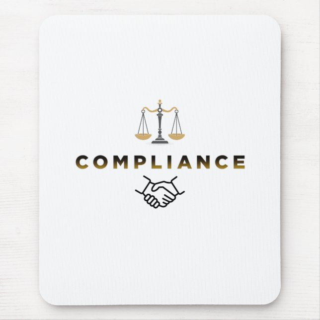 Compliance-Schreibtischmauspad Mousepad (Vorne)