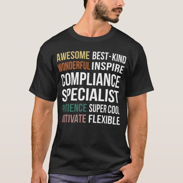 Compliance Specialist  Appreciation T-Shirt (Vorderseite)