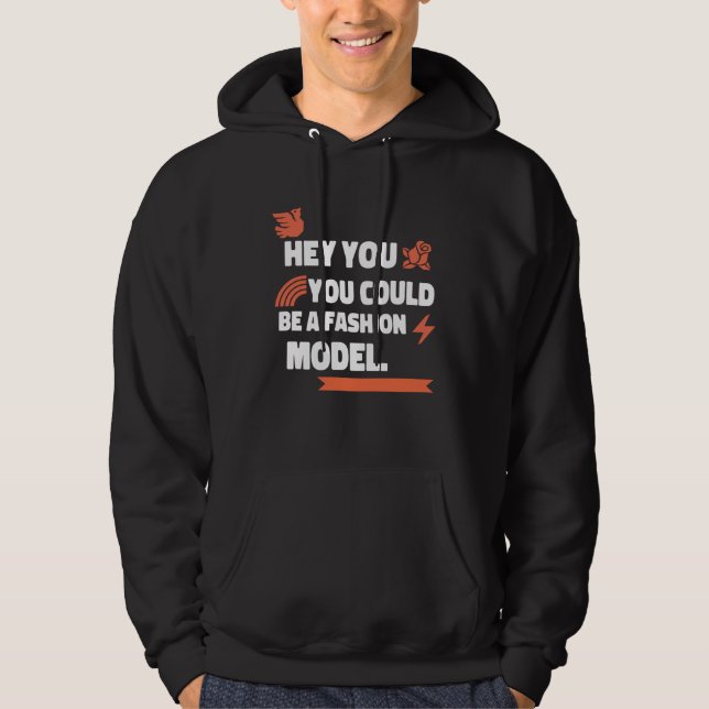 Compliment You Could Model Amazing LGBTQ Spreading Hoodie (Vorderseite)