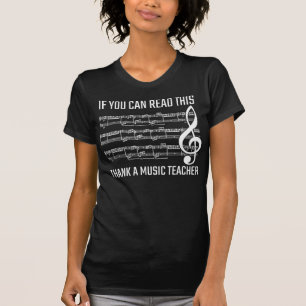 Complizierte Musical Notes Clef Music Teacher T-Shirt