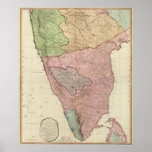 Composite India peninsula Poster