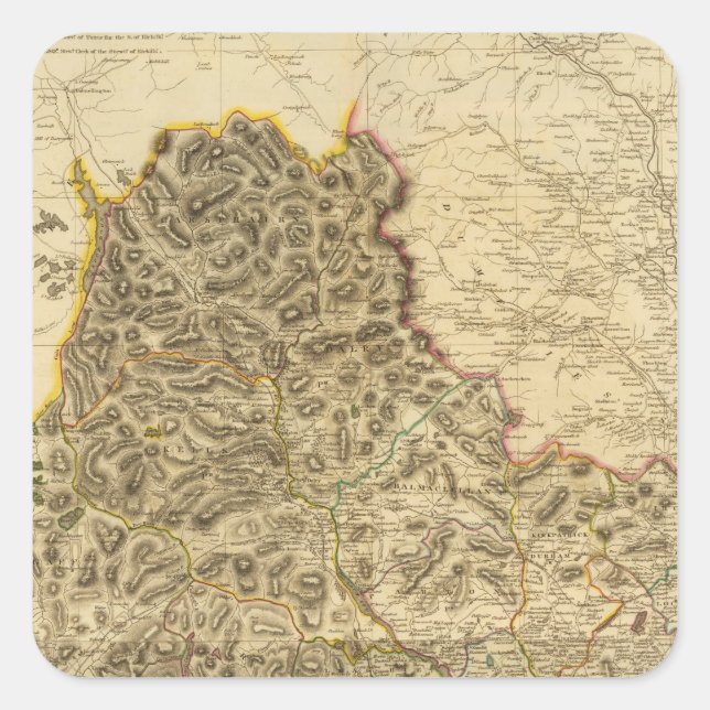 Composite Kirkcudbright Shire Quadratischer Aufkleber (Vorderseite)
