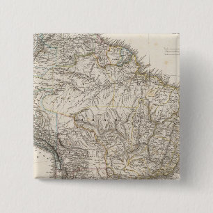 Composite Map of South America Button