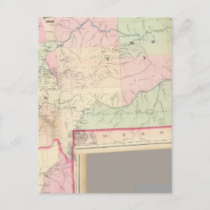 Composite Montana, Idaho Postkarte