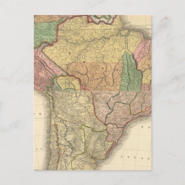 Composite of South America Postkarte (Vorderseite)